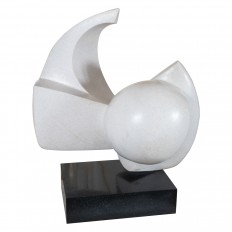 Abstract stone sculpture 